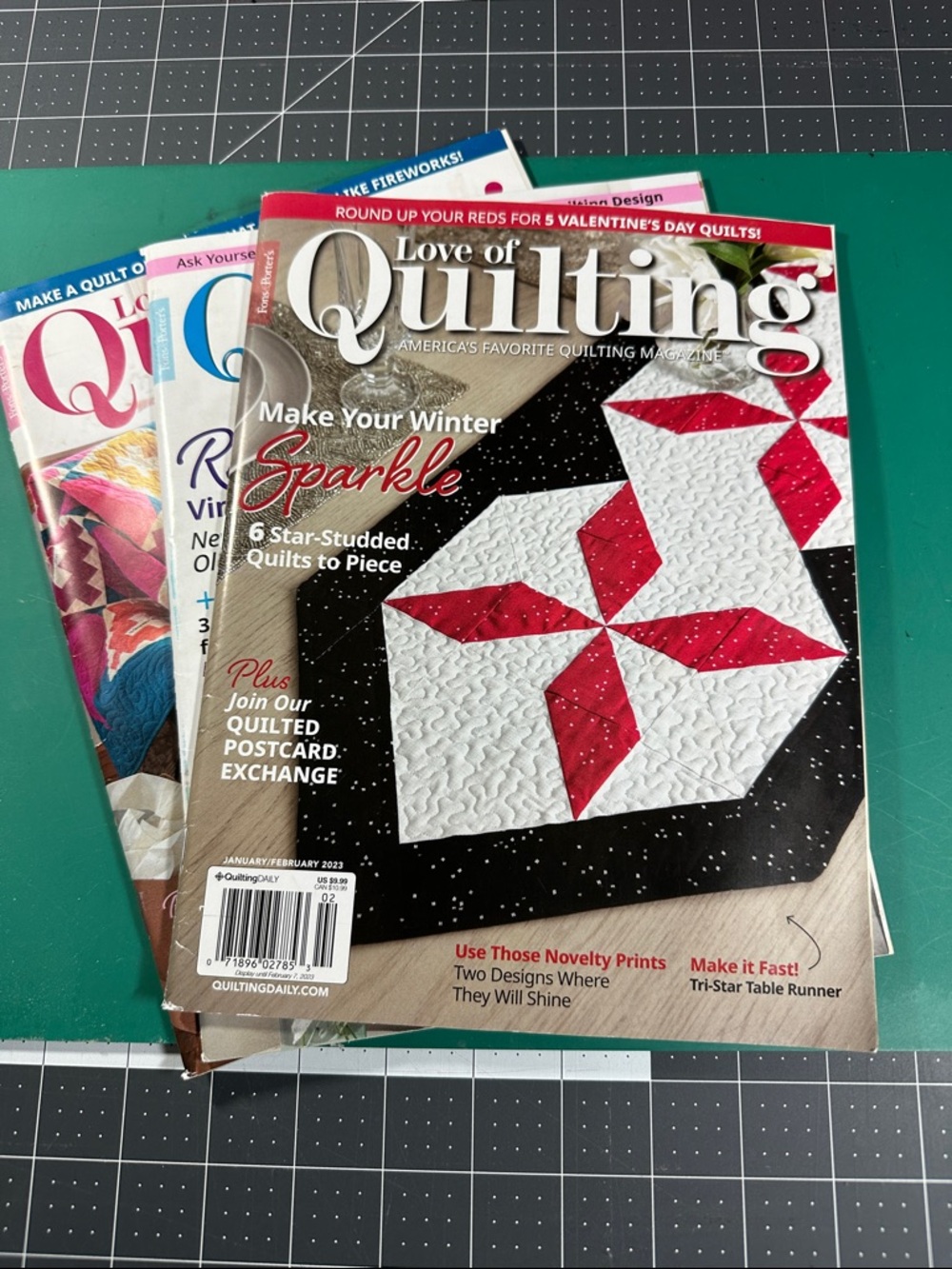 Love of Quilting magazine Lot of 3